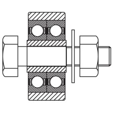 Rear Roller Assembly / Used On Rack & Pinion Drive Rollbacks (3rd Roller Position)